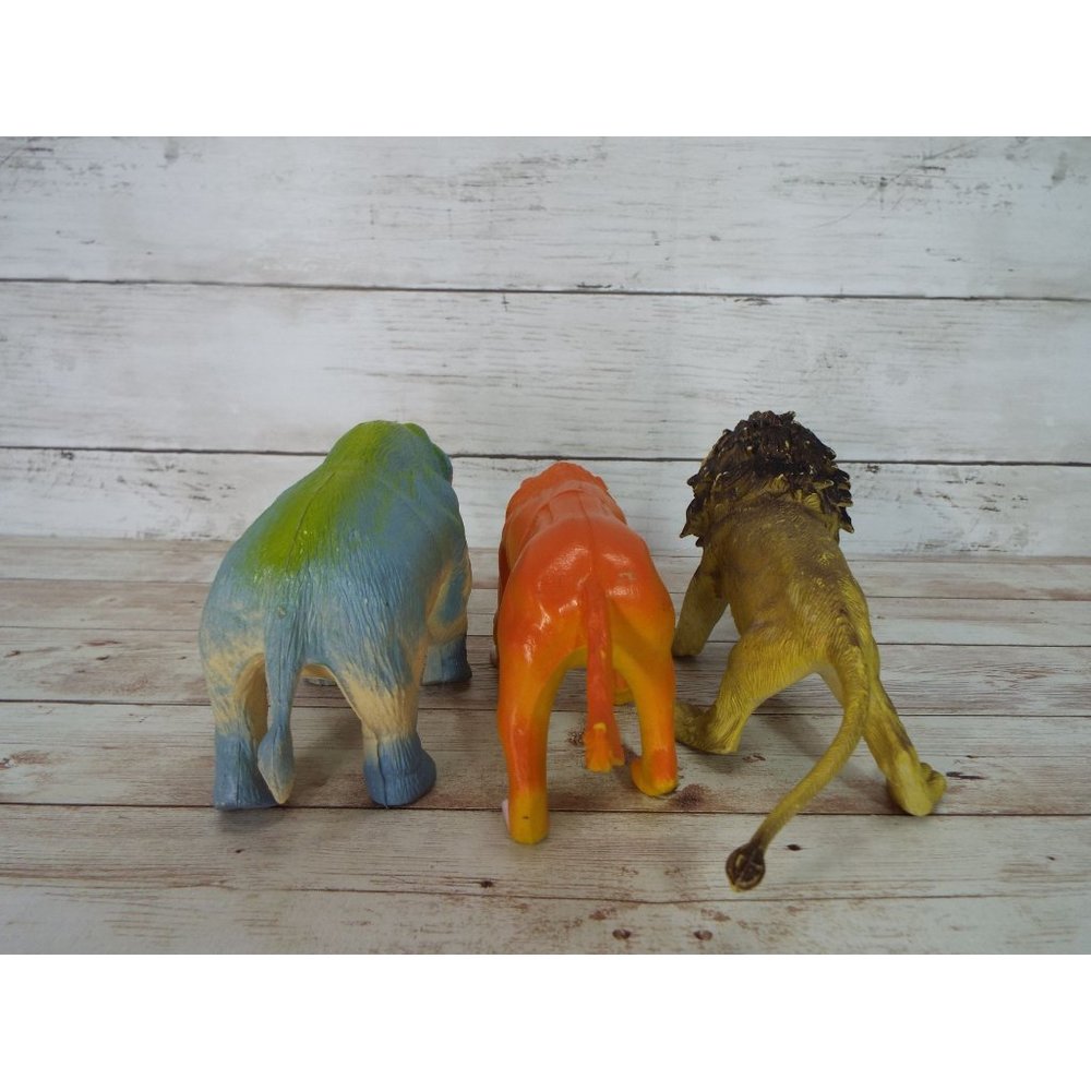 Vintage Rubber Toy Animal Figures Imperial 1989 - Picture 3 of 14
